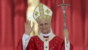 Pope Leo XIV celebrates Mass for the Solemnity of Pentecost in St. Peter's Square on June 8, 2025. In his homily, he emphasized the significance of the Holy Spirit in the life of a Christian.