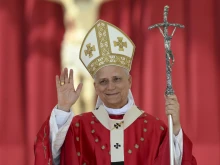 Pope Leo XIV celebrates Mass for the Solemnity of Pentecost in St. Peter's Square on June 8, 2025. In his homily, he emphasized the significance of the Holy Spirit in the life of a Christian.