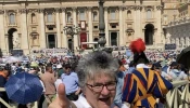 Sister Therese Mills, MGL, traveled from Australia to attend the Jubilee of Ecclesial Movements, Associations, and New Communities in Rome, June 8, 2025.